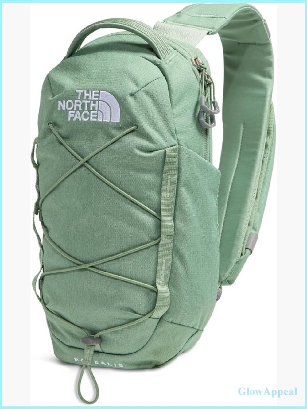 Sling Bag Crossbody Adjustable Strap Water Repellent Multiple Compartments